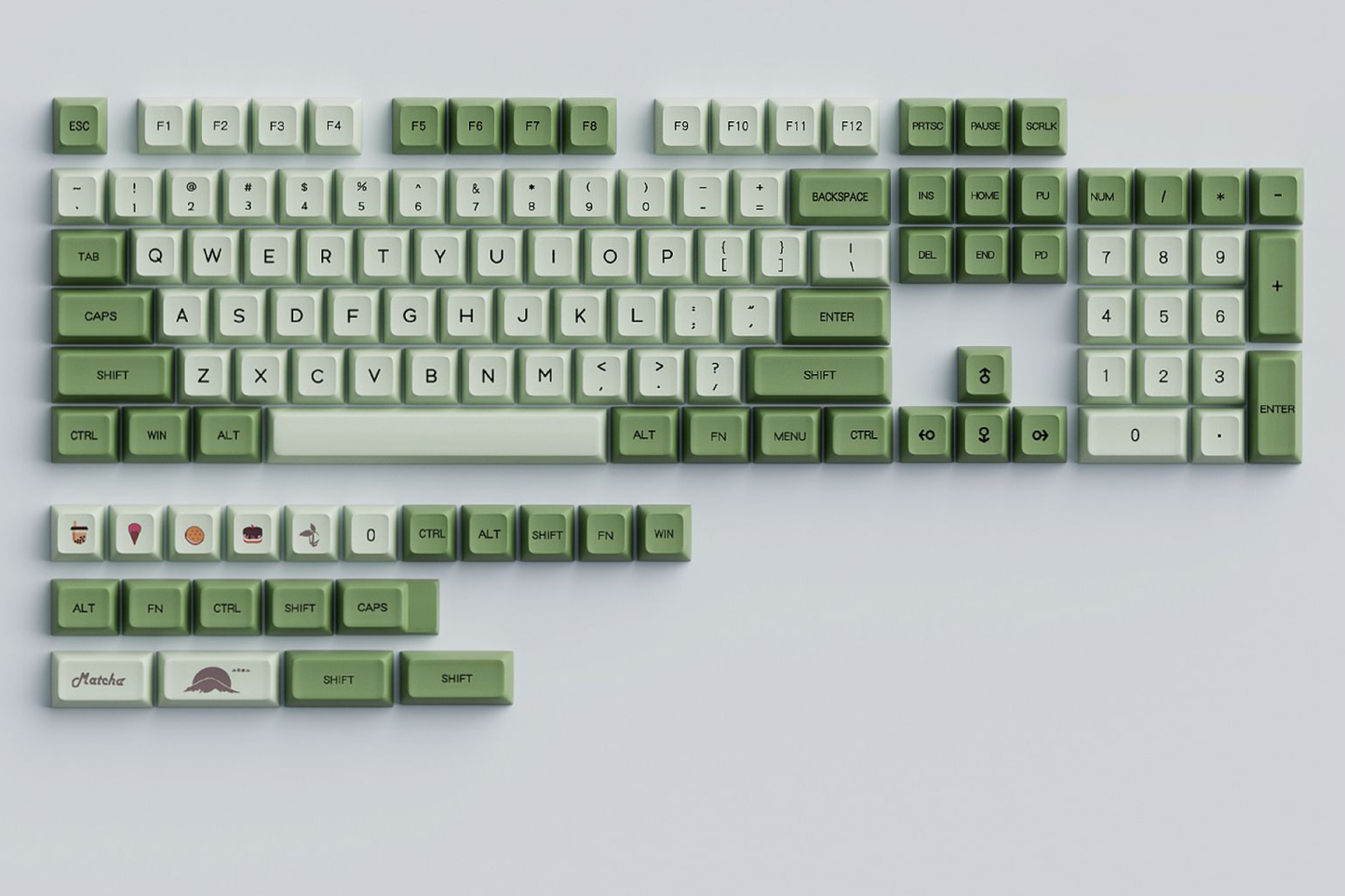 Keycapy Matcha